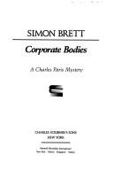 Cover of Corporate bodies by Simon Brett