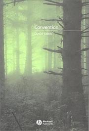 Cover of Convention by David Lewis