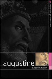 Cover of Augustine by Gareth B. Matthews