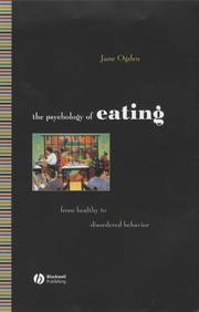 Front cover of The Psychology of Eating by Jane Ogden
