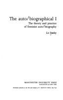 Cover of The auto/biographical I by Liz Stanley