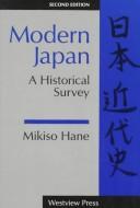 Cover of Modern Japan by Mikiso Hane