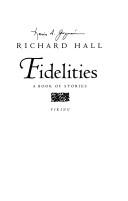 Cover of Fidelities by Richard Walter Hall