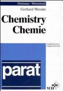 Cover of Dictionary of chemistry by Gerhard Wenske