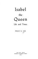 Front cover of Isabel the Queen by Peggy K. Liss