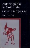 Front cover of Autobiography as burla in the Guzmán de Alfarache by Nina Cox Davis