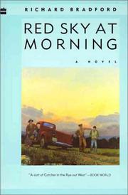 Cover of Red sky at morning by Bradford, Richard
