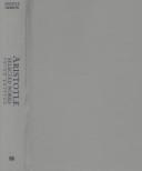 Cover of Selected works by Aristotle