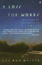 Cover of A Loss for Words by Lou Ann Walker