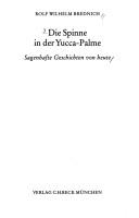 Front cover of Die Spinne in der Yucca-Palme by Rolf Wilhelm Brednich