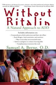 Cover of Without Ritalin by Samuel A. Berne