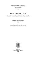 Front cover of Praecepta formandis puerorum moribus perutilia by Petrus Bloccius
