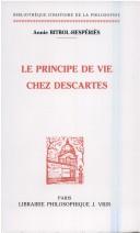 Front cover of Le principe de vie chez Descartes by Annie Bitbol-Hespériès