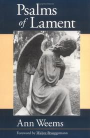 Front cover of Psalms of lament by Ann Weems
