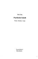 Front cover of Psychische Schrift by Rike Felka