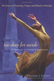 Cover of Too Deep for Words by Clayton J. Schmit