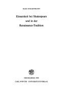 Front cover of Einsamkeit bei Shakespeare und in der Renaissance-Tradition by Elke Mettinger-Schartmann