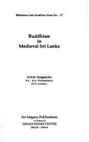 Front cover of Buddhism in medieval Sri Lanka by H. B. M. Ilangasinha