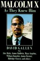 Cover of Malcolm X by David Gallen