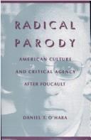 Cover of Radical parody by Daniel T. O'Hara