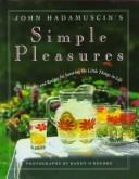 Cover of John Hadamuscin's simple pleasures by John Hadamuscin
