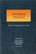 Cover of Informal finance by Prabhu Ghate