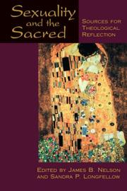 Front cover of Sexuality and the sacred by James B. Nelson