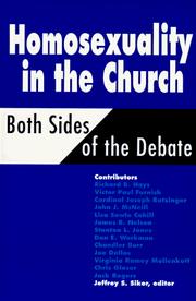 Front cover of Homosexuality in the Church by Jeffrey S. Siker