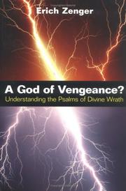Front cover of A God of vengeance? by Erich Zenger