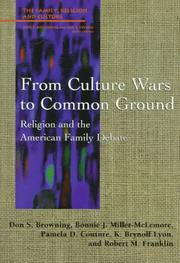 Cover of From culture wars to common ground by Bonnie J. Miller-McLemore