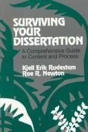 Cover of Surviving your dissertation by Kjell Erik Rudestam