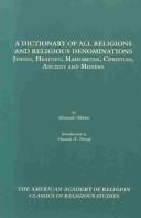 Cover of A dictionary of all religions and religious denominations by Hannah Adams