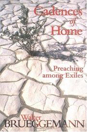 Cover of Cadences of Home by Walter Brueggemann