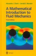 Cover of A mathematical introduction to fluid mechanics by Alexandre Joel Chorin