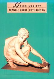 Front cover of Greek society by Frank J. Frost