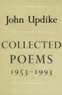 Front cover of Collected poems, 1953-1993 by John Updike