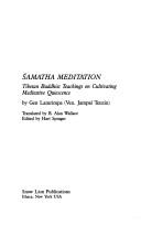 Front cover of Śamatha meditation by Gen Lamrimpa