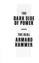 Front cover of The dark side of power by Carl Blumay