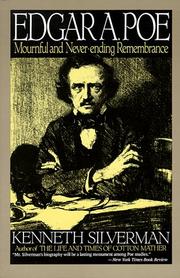 Cover of Edgar A. Poe by Kenneth Silverman