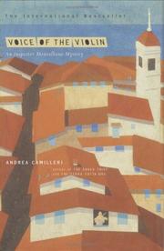 Cover of Voice of the Violin by Andrea Camilleri