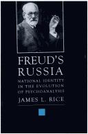Cover of Freud's Russia by Rice, James L.