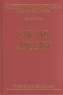 Cover of Law and language by Frederick F. Schauer