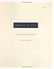 Front cover of The names of the dead by Diane Schoemperlen