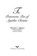 Front cover of The poisonous pen of Agatha Christie by Michael C. Gerald