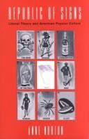 Cover of Republic of signs by Anne Norton
