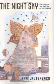 Cover of The night sky by Ann Lauterbach