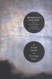 Cover of A Field Guide to Getting Lost by Rebecca Solnit
