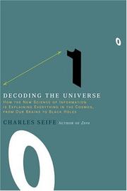 Cover of Decoding the Universe by Charles Seife