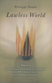 Cover of Lawless World by Philippe Sands
