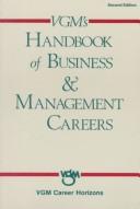 Front cover of VGM's handbook of business & management careers by Annette Selden